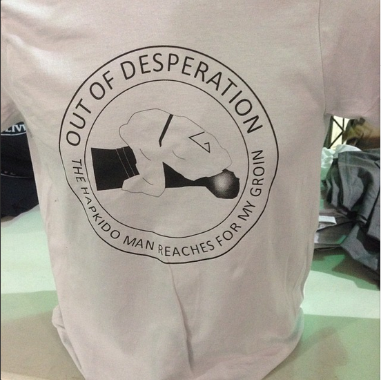 In-joke shirts for grappling nerds are the best. 